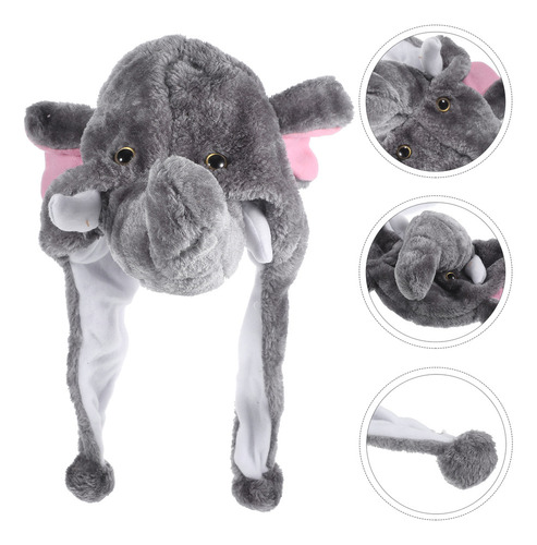 Sombrero De Felpa Con Forma De Elefante, Estilo Esquí De Inv