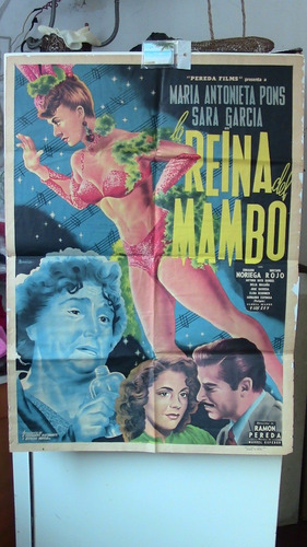 Poster Original Mexi La Reina Del Mambo Maria Antonieta 1951