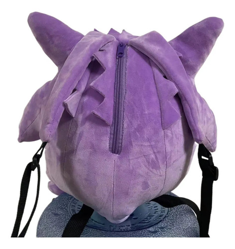 Mochila Pequeña Casual De Felpa Morada