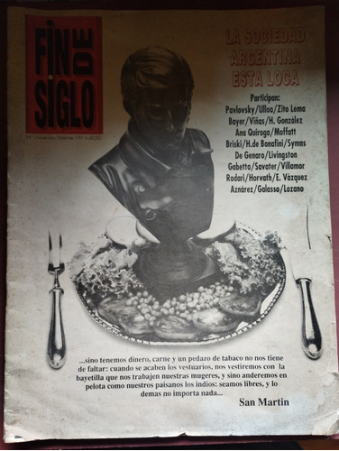 Revista Fin De Siglo Nº 1 - Noviembre, Diciembre 1991 