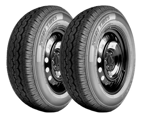 Kit 2 Pneus Aro 14 Xbri 185 R14c 8pr 102/100r Forza Van F1