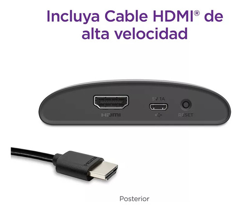 Dispositivo De Streaming Roku Premiere 4k (Reacondicionado) (Reacondicionado)