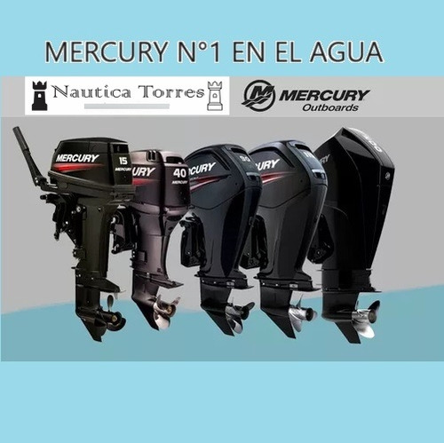 Mercury 25 Hp Sea Pro - 2 Tiempos - Motor Fuera De Borda