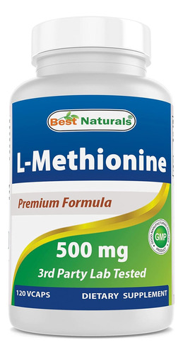 Suplemento Naturals L-metionina 500 - Unidad a $932