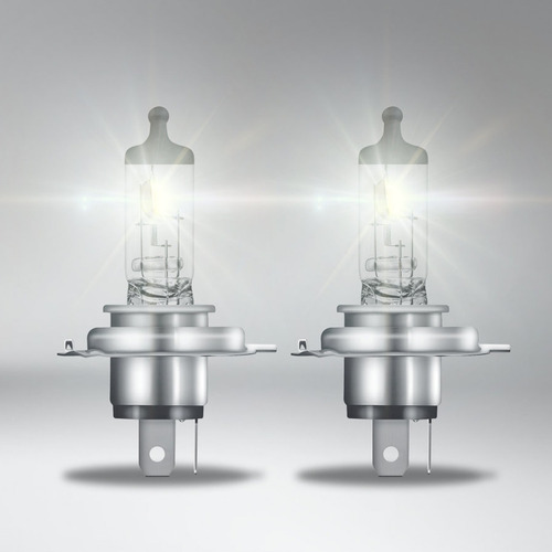 Imagen 3 de 10 de Lámpara H4 Osram Original 12v 60/55w Uv Auto Bilux Aleman P4