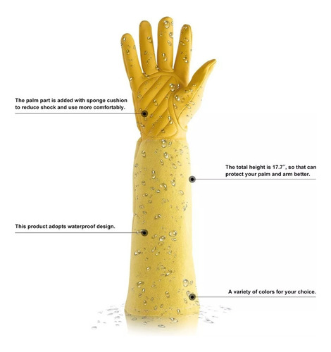 Guantes De Jardinería Y Poda A Prueba De Espinas Con Funda Color Style 4 Talla Talle Unico