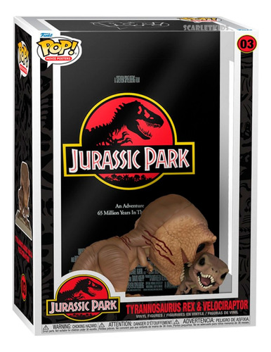Funko Pop Jurassic World Rex + Velociraptor 03 Movie Posters