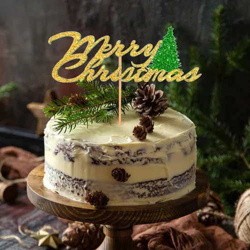 Decoración Duradera Para Tartas De Navidad, Mesa De Postres