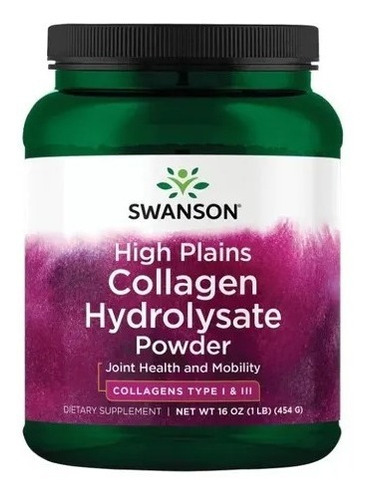 Swanson Collagen Hydrolizate Powder 108serv Sabor Neutro