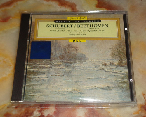 Schubert / Beethoven - Piano Quartet Op. 16 - Cd Germany
