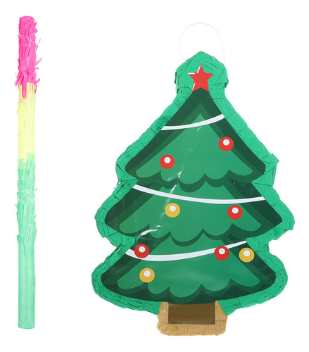 Mini Piñata Navideña Con Decoración De Árbol De Navidad Para