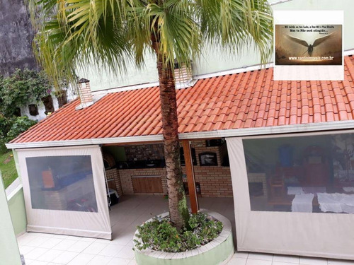 Imagem 9 de 30 de Sobrado Com 04 Suítes , 05 Vagas De Garagem ,churrasqueira , Piscina , Residencial À Venda, Dos Casa, São Bernardo Do Campo. - So0124