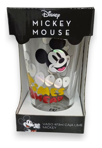 Vaso De Mickey Mouse Hogar De Vidrio 473 Ml