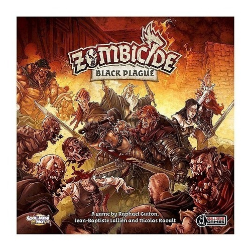 Guillotine Games Galápagos Jogos Zombicide Black plague ZOM201 Português