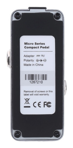 Imagen 4 de 6 de Mooer Pure Boost Micro Mini Boost Efecto Pedal Para Eléctri