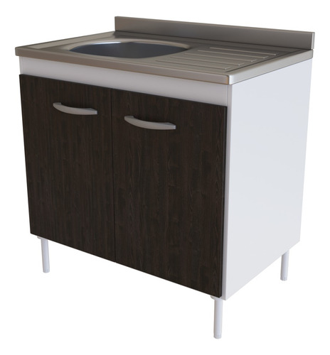  Bajo Mesada 80 Cms Mueble Cocina Despensero 2 Puertas 