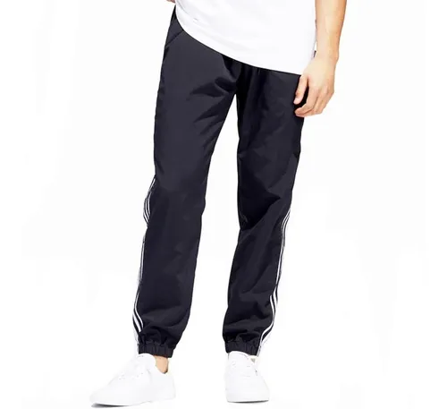 Calça adidas corta vento standard preta hot sale