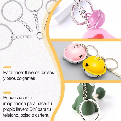 Juego De 150 Llaveros A Granel Con Anilla Abierta