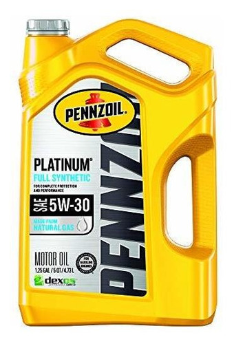 Pennzoil Platinum Completo Sintético 5w-30 Aceite De Motor (