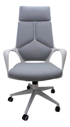 Imagen 3 de 3 de Silla de escritorio ADS Brig ergonómica gris