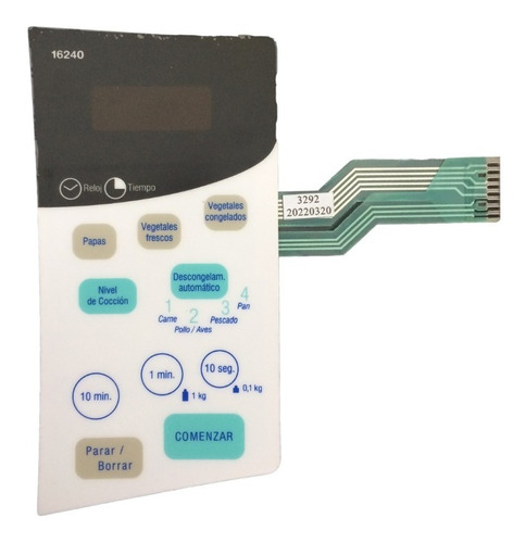 Panel Membrana De Microondas //  Md172 P/ Bgh // 16240