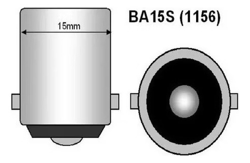 Par De Lâmpada Led Luz De Ré 1156 P21w Com Canbus Ba15s