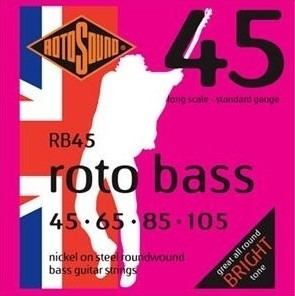 Encordado Bajo 4 Cuerdas Rotosound Roto Bass Rb45 045-105