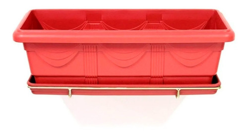 Imagem 3 de 5 de Suporte De Parede Para Jardineira 50cm Nutriplan Dourado