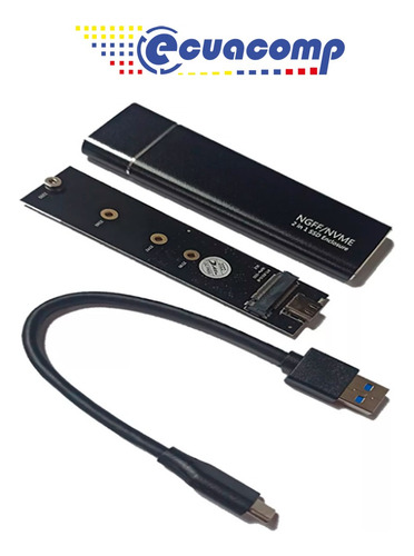 Case Para Disco Ssd M.2 Sata/nvme Pci-e Delta Puerto Usb3.1