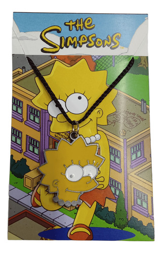 Colgante Metal Serie Animada Los Simpsons Personajes Lisa Los Simpson - Lisa