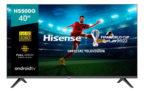 Televisor Smart Hisense 40 Pulgadas Full Hd Android Tv Negro