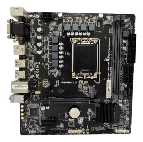 Placa Mãe Pcware Ipmh610g Lga 1700 Ddr4 Vga M.2 Usb 3.2