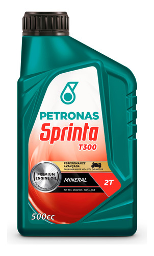 Aceite Moto 2t Sprinta T300 Jaso Fb Iso L-egb 1/2 L