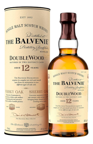 Balvenie 12 Años Doublewood 700ml Single Malt Scotch Whisky