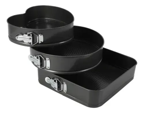 Moldes Desmontable Para Tortas Chescake Antiadherente Set X3