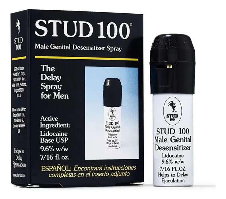 Retardante Desensibilizador Masculino Stud 100 Sin sabor