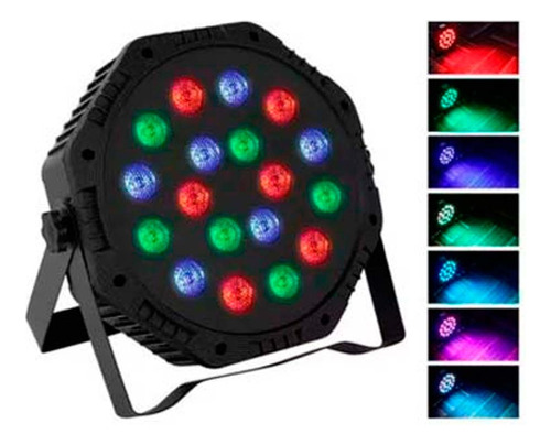 Tacho Par Led Rgb 18 Leds