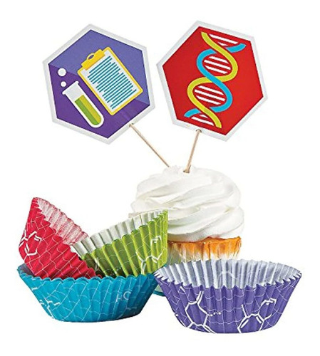 Fun Express - Envoltorios De Cupcakes Para Fiesta De Ciencia