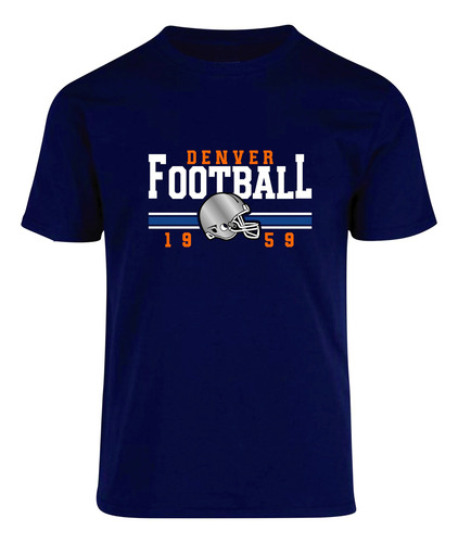 Pack Sudadera, Playera Y Gorra Con Diseño Denver Football