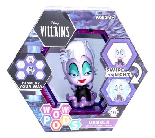 Figura Wow! Pods Villains, Ursula Con Base Con Luz