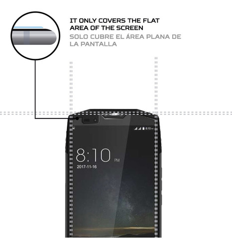 Protector Mica Pantalla Para Blackview Bv9000 Pro