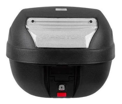 Baul Universal 28 Lts Smart Box Protork Cristal Brapp Motos