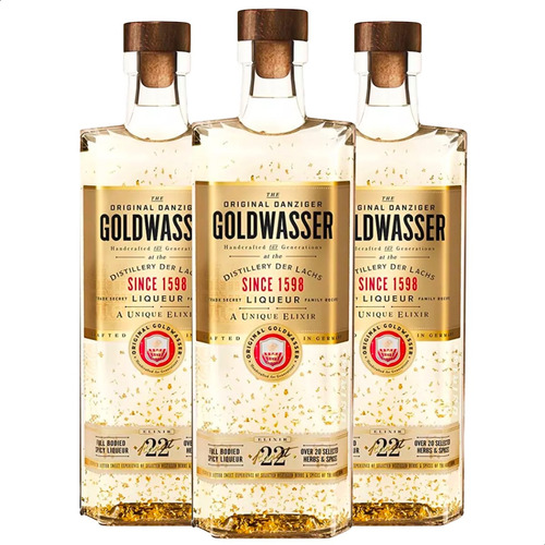 Licor Goldwasser Danziger Premium Pack X3 - 01almacen