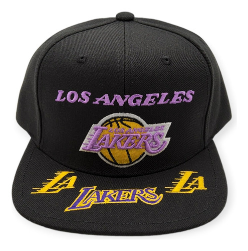 Gorra Snapback Mitchell & Ness Los Angeles Lakers Con Carga