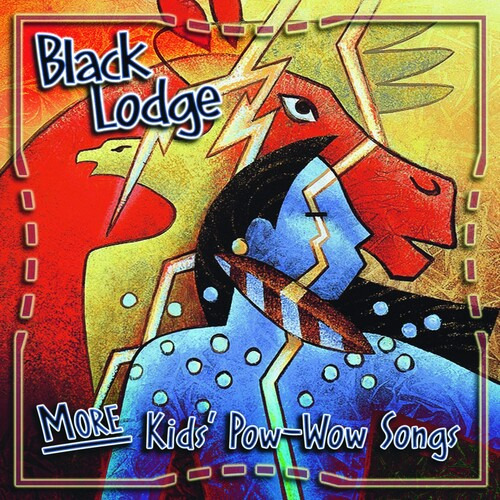 Cd De Canciones Pow-wow Para Niños De Black Lodge More