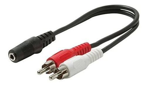 6 3 5 Mm Estéreo Hembra A 2 Rca Cable Divisor Macho