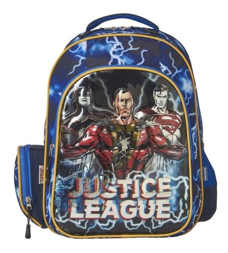 Mochila Escolar Justice League Color Azul