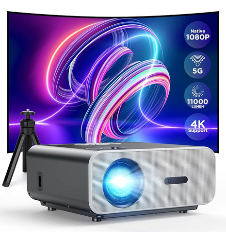 ~? Proyector Con Wifi 5g Y Bluetooth, Vacasso Native 1080p P