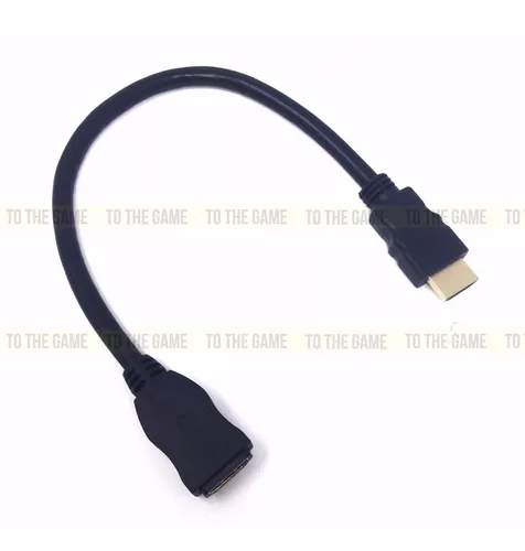 Cable HDMI macho a HDMI hembra 30 centímetros prolongador