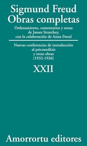 Obras Completas - Freud 22 Nuevas Conferencias De Introd.al